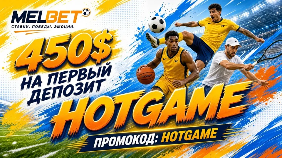 Промокод HOTGAME в МЕЛБЕТ для ставок